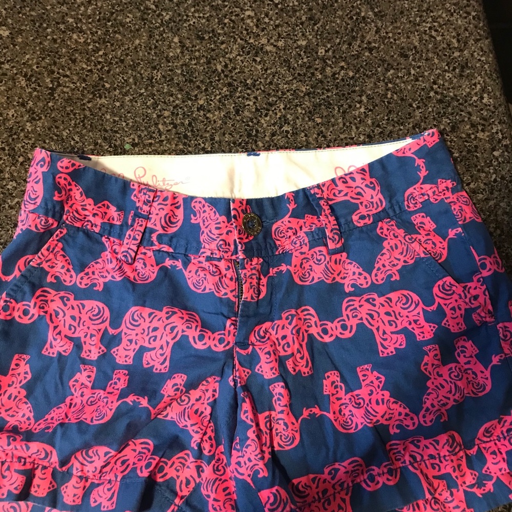 Lily Pulitzer elephant shorts